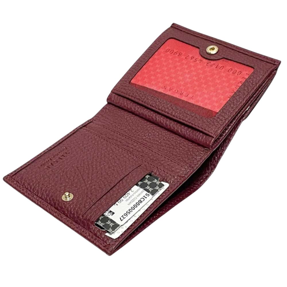 Портмоне Женское TERGAN 5627  Кожаное мини    BORDO FLOATER Красный