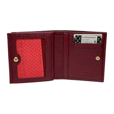 Портмоне Женское TERGAN 5627  Кожаное мини    BORDO FLOATER Красный