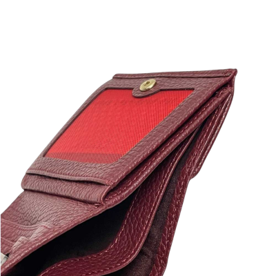 Портмоне Женское TERGAN 5627  Кожаное мини    BORDO FLOATER Красный