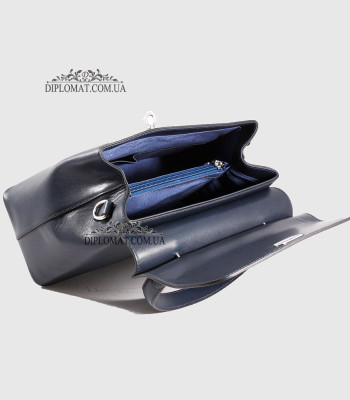 Сумка Женская Кожаная TERGAN 79439 LACIVERT  NAPPA