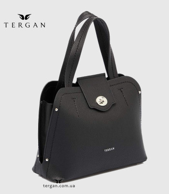Сумка Женская Кожаная TERGAN 79994 SIYAH FLOATER Черный