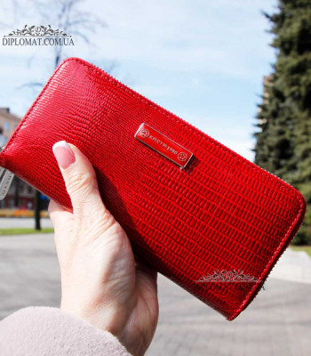 Кошелек женский KARYA 1134 074 Red Lack
