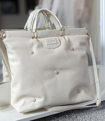 Сумка Женская Кожаная VALIENTE 1379 SHANTAL MILK