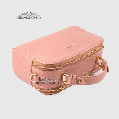 Сумка Женская Кожаная TERGAN 79133  NUDE FLOATER Цвет: Пудра