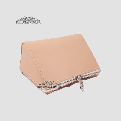 Сумка Женская VALIENTE 1025 Кожаная Маленькая Кросс боди Ремень кожаный SAUVAGE Caramel Бежевый