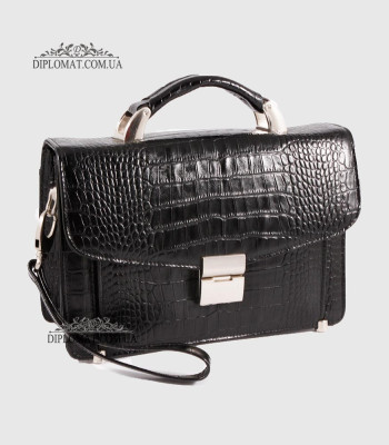 Барсетка KARYA 0238 53 Black Croco