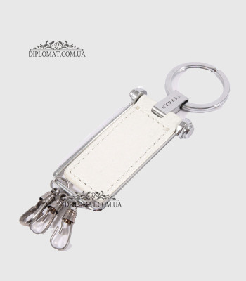 Брелок кожаный для ключей TERGAN 0241 WHITE ARSEL