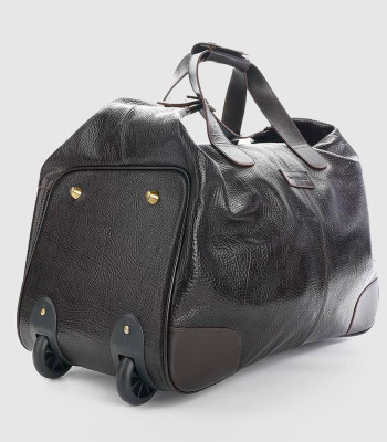 Сумка дорожная TONY BELLUCCI T-5121 кожаная на колесиках 886 BROWN Коричневый