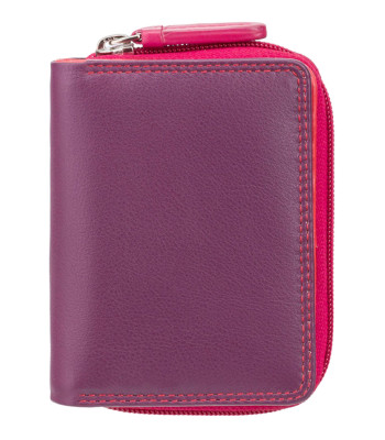 Кошелек женский маленький VISCONTI RB53 c RFID Plum Multi