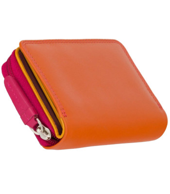 Кошелек женский маленький VISCONTI RB53 c RFID Orange Multi
