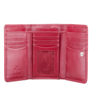 Кошелек женский кожаный VISCONTI HT32 Picadilly c RFID Red