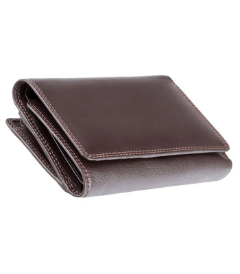 Кошелек женский кожаный VISCONTI HT32 Picadilly c RFID Chocolate