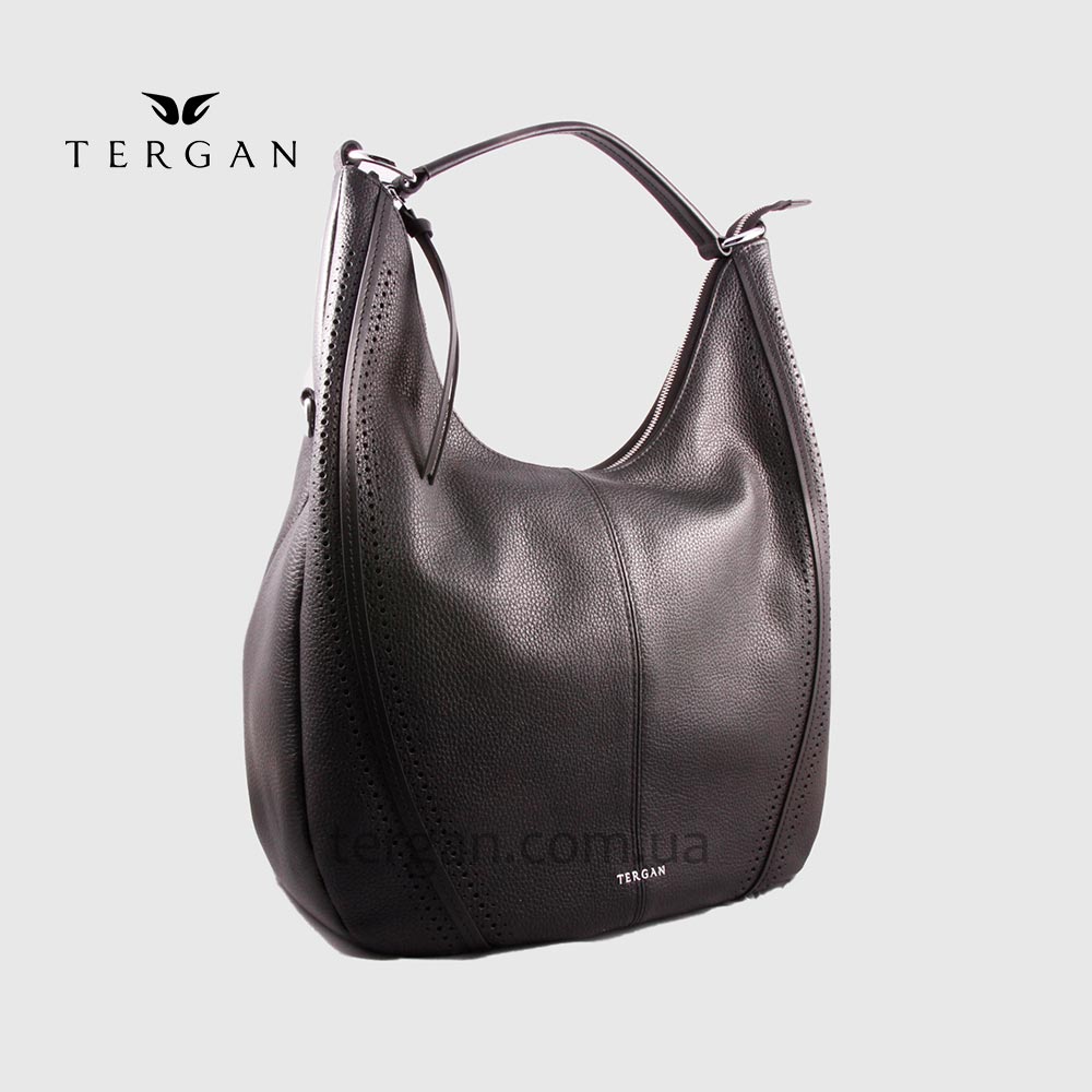 Сумка Женская Кожаная TERGAN 79703  SIYAH FLOATER/SIYAH ANALIN Черный