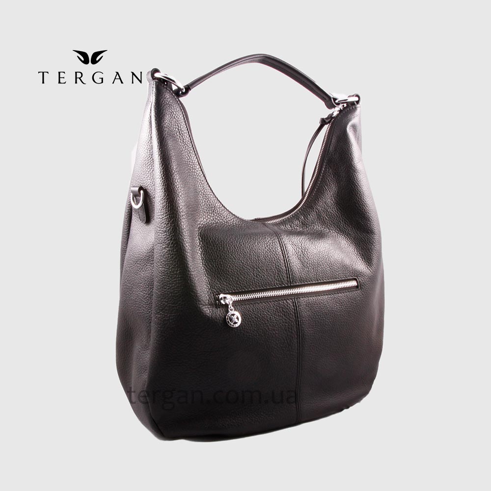 Сумка Женская Кожаная TERGAN 79703  SIYAH FLOATER/SIYAH ANALIN Черный