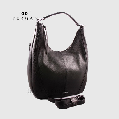 Сумка Женская Кожаная TERGAN 79703  SIYAH FLOATER/SIYAH ANALIN Черный