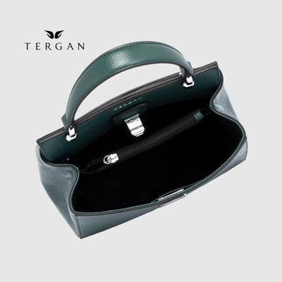 Сумка Женская Кожаная TERGAN 79481  KOYU YESIL FLOATER Зеленый