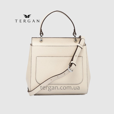 Сумка Женская Кожаная TERGAN 79481  BEJ FLOATER Белый