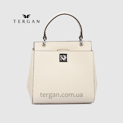 Сумка Женская Кожаная TERGAN 79481  BEJ FLOATER Белый