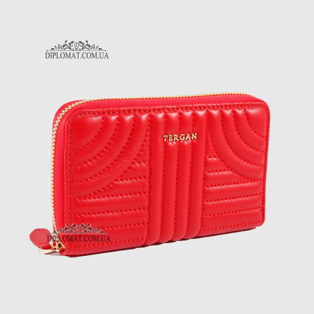 Кошелек женский на молнии TERGAN 5802  KIRMIZI METIS Красный/Розовый