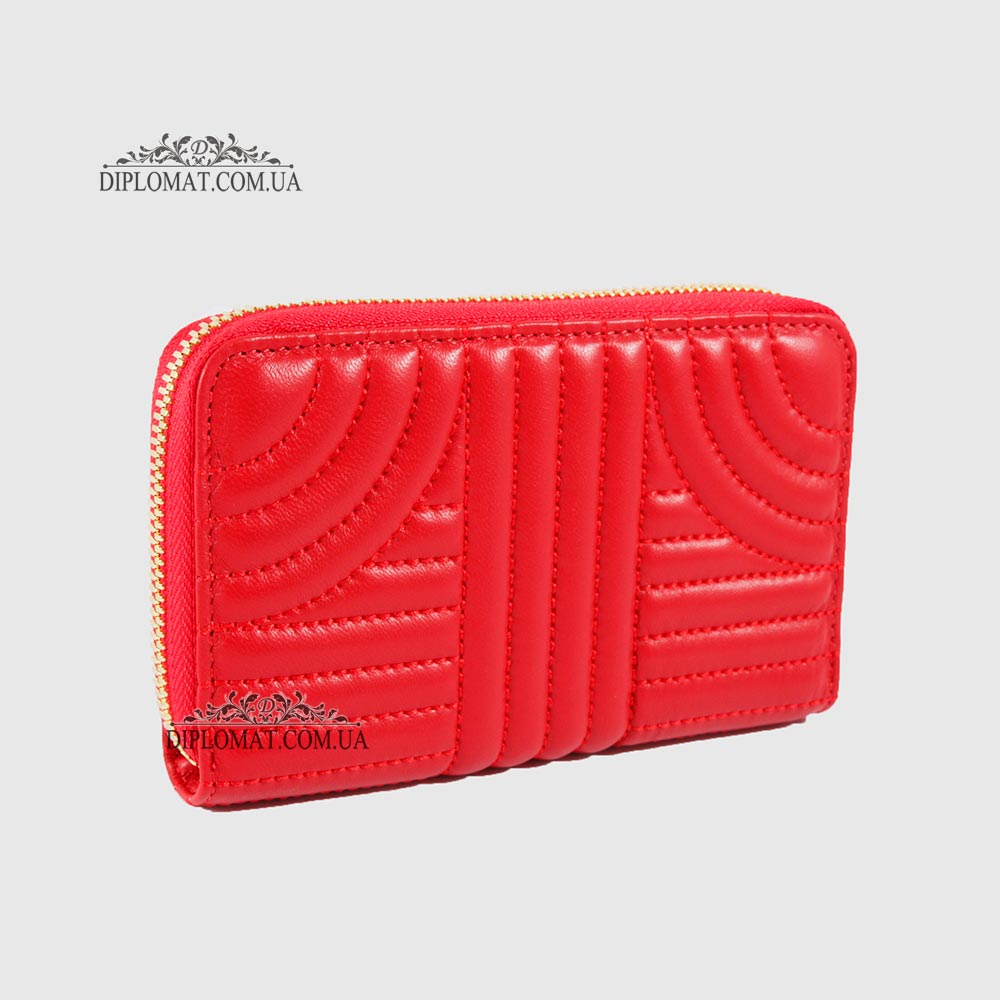 Кошелек женский на молнии TERGAN 5802  KIRMIZI METIS Красный/Розовый
