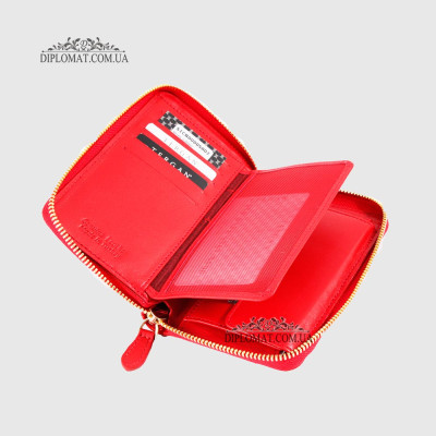 Кошелек женский на молнии TERGAN 5802  KIRMIZI METIS Красный/Розовый