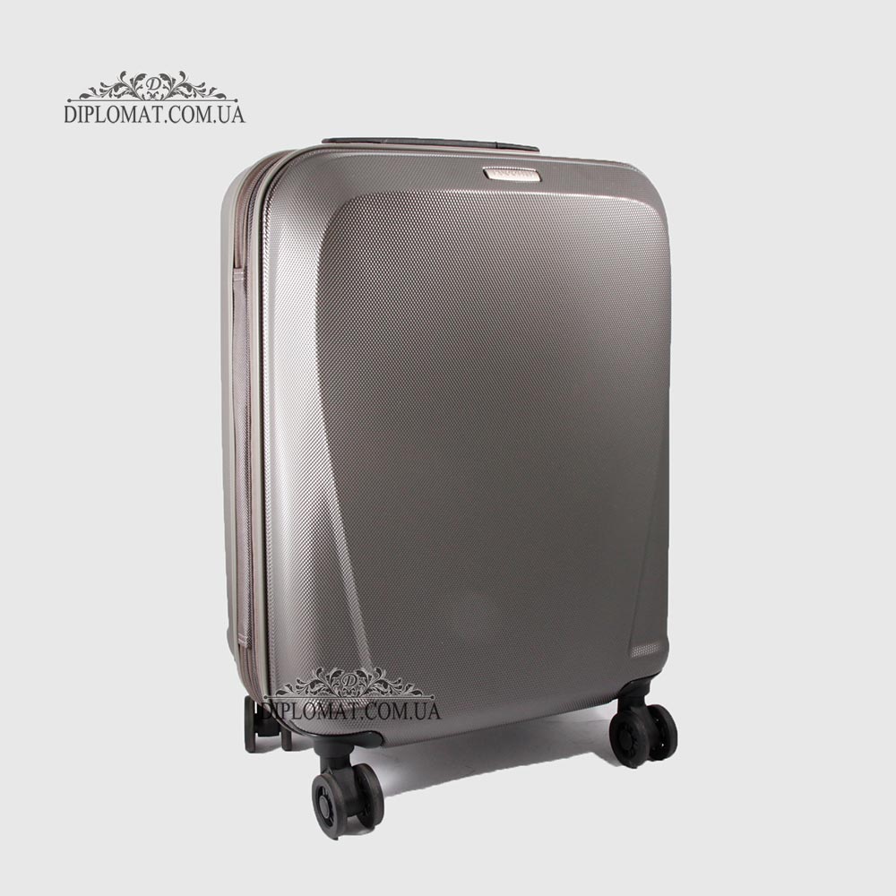 Чемодан Маленький на колесах PUCCINI PC019C London Пластик поликарбонат 53,5 x 37,5 x 20 см  4 GREY Серый Серый