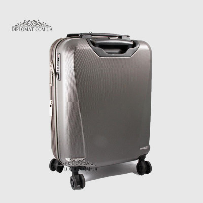 Чемодан Маленький на колесах PUCCINI PC019C London Пластик поликарбонат 53,5 x 37,5 x 20 см  4 GREY Серый Серый