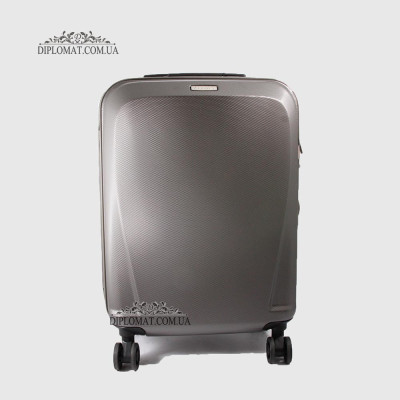Чемодан Маленький на колесах PUCCINI PC019C London Пластик поликарбонат 53,5 x 37,5 x 20 см  4 GREY Серый Серый