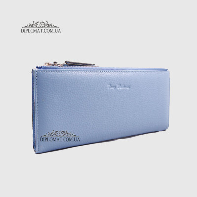 Кошелек-Клатч женский TONY BELLUCCI T-860 С двумя отделениями на молнии 206 BLUE Голубой Голубой