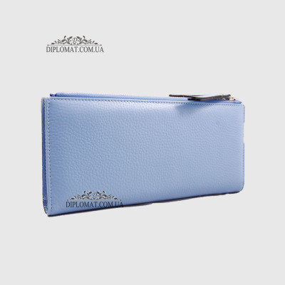 Кошелек-Клатч женский TONY BELLUCCI T-860 С двумя отделениями на молнии 206 BLUE Голубой Голубой