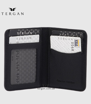 Картхолдер Визитница TERGAN 1640 Кожаная На 7 отделений под карт очкиSIYAH ARSEL