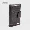 Визитницы кожаные для дисконтных карт KARYA 008 53 Black Croco