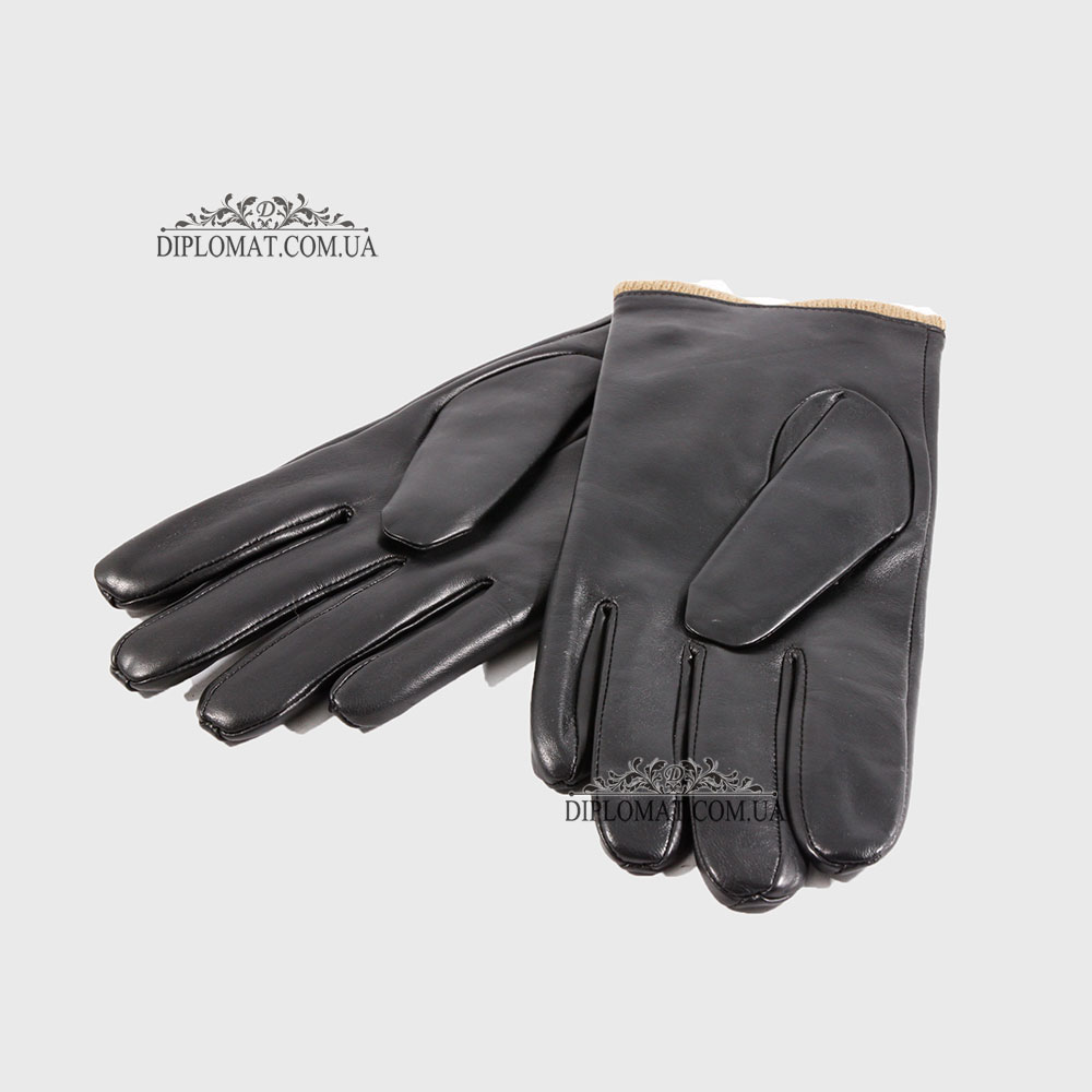 Перчатки мужские Кожа Козы Подкладка Шерсть SUPERIOR 101 Черный GOAT BLACK 11 Черный