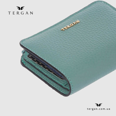 Кошелек женский кожаный TERGAN 5812  Тиффани ACIK TURKUAZ FLOATER Тиффани