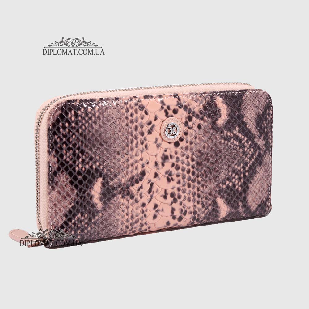 Кошелек Клатч TERGAN 5734 на молнии кожаный  PUDRA ANACONDA/PUDRA RUSTIC