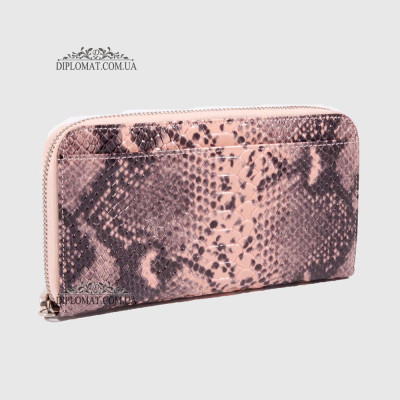 Кошелек Клатч TERGAN 5734 на молнии кожаный  PUDRA ANACONDA/PUDRA RUSTIC
