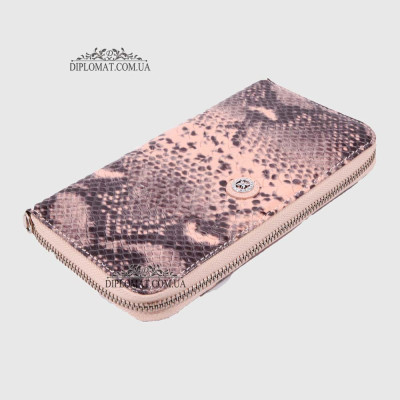 Кошелек Клатч TERGAN 5734 на молнии кожаный  PUDRA ANACONDA/PUDRA RUSTIC