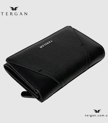 Кошелек женский кожаный TERGAN 5815 SIYAH FLOATER/SIYAH RUSTIC