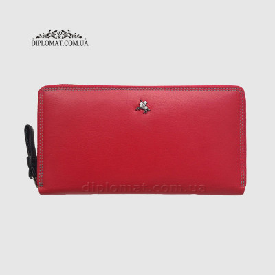 Кошелек женский на молнии VISCONTI SP33 Iris c RFID  Red/Multi Красный Мультиколор