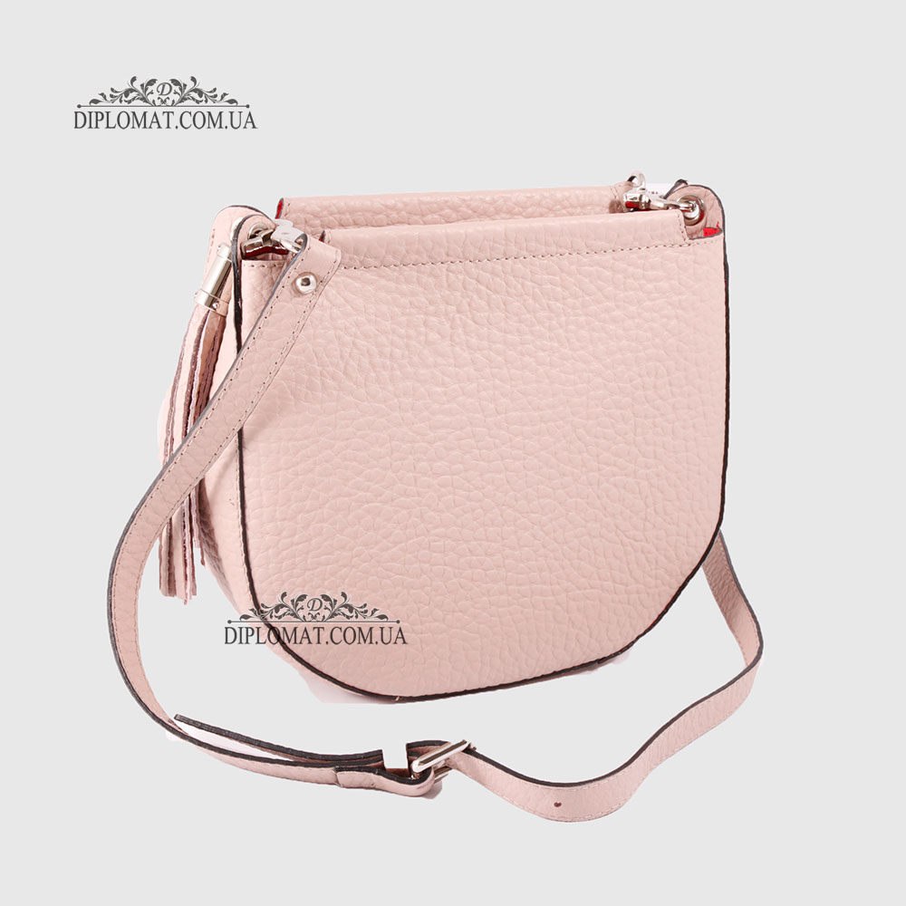 Сумка Женская Кожаная EMANUELA FERRETTI 1903  PINK floater Красный/Розовый
