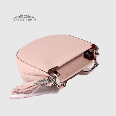 Сумка Женская Кожаная EMANUELA FERRETTI 1903  PINK floater Красный/Розовый