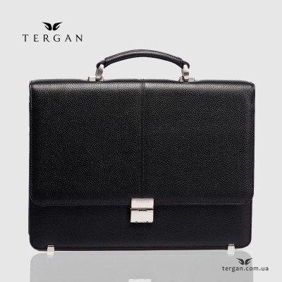 Мужской кожаный портфель на одно отделение TERGAN 21452 С кодовым замком