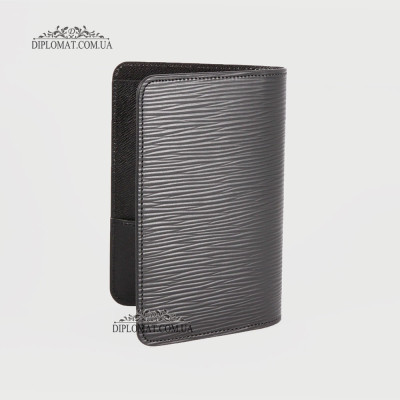 Обложка для паспорта LOUIS VUITTON 9  EPI BLACK