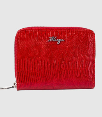 Кошелек женский KARYA 1152 кожаный 074 Red Lack