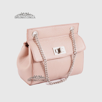 Сумка кросс боди EMANUELA FERRETTI 85307 Silver  NUDE FLOATER Пудра