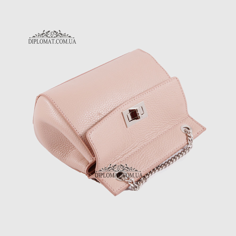 Сумка кросс боди EMANUELA FERRETTI 85307 Silver  NUDE FLOATER Пудра