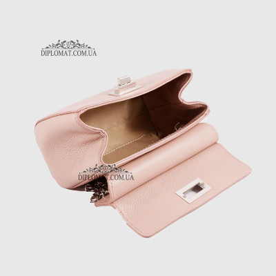 Сумка кросс боди EMANUELA FERRETTI 85307 Silver  NUDE FLOATER Пудра