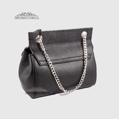 Сумка кросс боди EMANUELA FERRETTI 85307 Silver  BLACK floater Черный