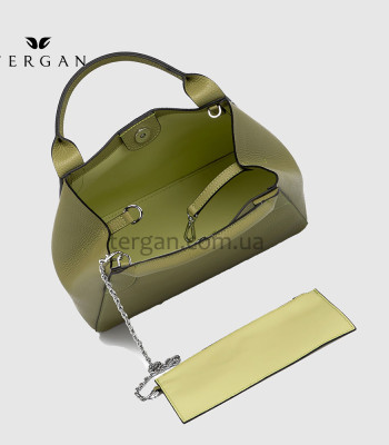 Сумка Женская Кожаная TERGAN 79493 ACIK YESIL FLOATER