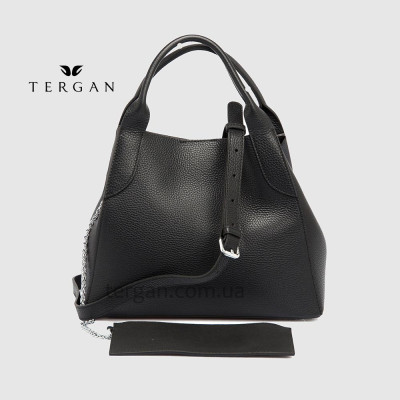 Сумка Женская Кожаная TERGAN 79493  SIYAH FLOATER Черный